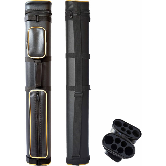 Чохол для кия Han's Delta 2x4 овальної форми (жовтий, різні кольори)