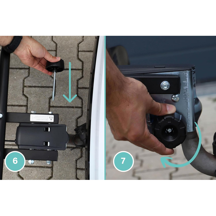 Велосипедний фаркоп FISCHER Proline Evo 2 - фаркоп для велосипедів, тримач для авто, чорний SmartLine