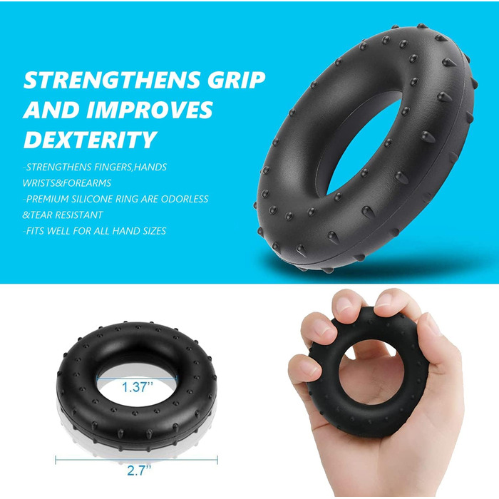 М'яч для тренування зап'ястя Gyro Ball з LED підсвічуванням: тренажер сили рук, пальців та зап'ястя, комплект