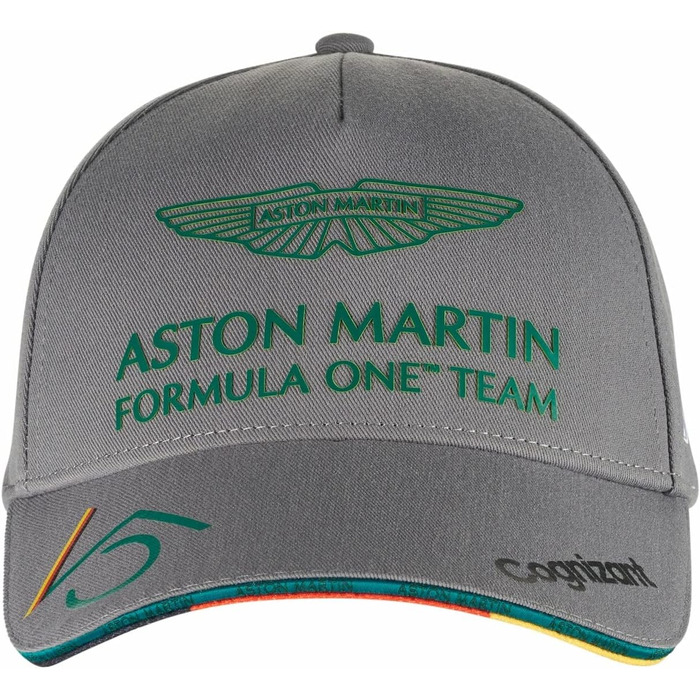 Кепка F1 Aston Martin Sebastian Vettel, сіра, дорослий розмір (універсальний)