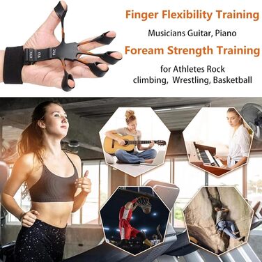 Регульований тренажер для хвату з лічильником – 5–100 кг, тренажер передпліччя та зап'ястя, механічний тренажер для рук для силових тренувань, реабілітації, скелелазіння, фітнесу та зняття стресу (Сірий (набір))