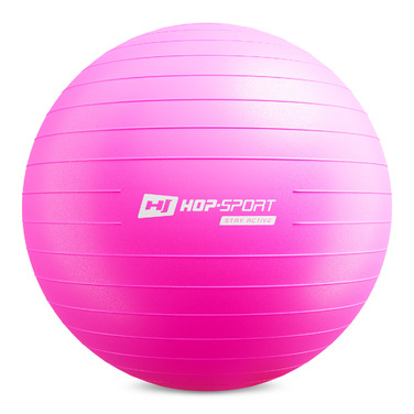 Фітбол Hop-Sport 75см маджента + насос