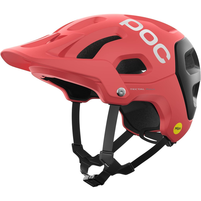 Велосипедний шолом POC Tectal Race MIPS з аромідним захистом, для трейлу, ендуро та all-mountain, легка регулювання розміру, система захисту MIPS