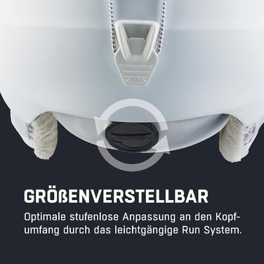 Шолом гірськолижний ALPINA GRAND, білий матовий, 54-57 см, для дорослих