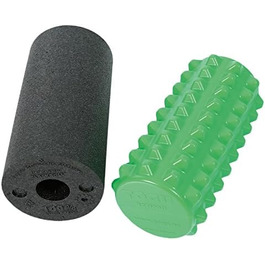 Масажний ролик для фасції TOGU Blackroll Actiroll Rumble M, зелений, набір