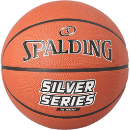 Баскетбольний м'яч Spalding Silver, офіційний розмір 7, універсальний, 2022