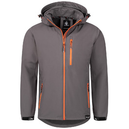 Чоловіча софтшелл куртка Rock Creek Outdoor H-168, антрацит, розмір M