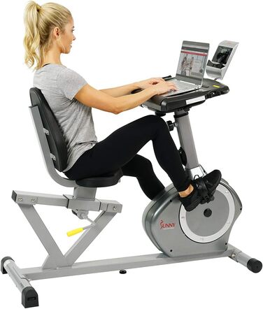Велотренажер лежачий Sunny Health & Fitness SF-RBD4703 Cabrio, магнітний, для дому