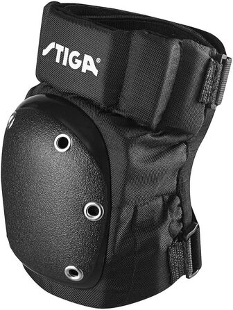 Захисний комплект STIGA Pro SR для колін і ліктів, чорний, розмір L