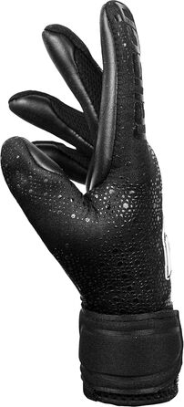 Воротарські рукавички Reusch Pure Contact Junior для дітей, чорні, розмір 5, з внутрішнім швом і Grip Infinity, для штучного газону