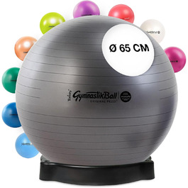 Оригінальний м'яч для фітнесу PEZZI Pezziball MAXAFE з підставкою, сидячий м'яч для йоги та офісу