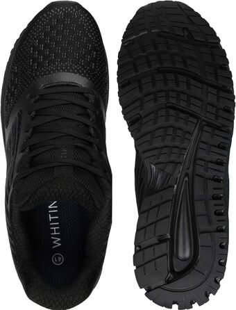 Чоловічі бігові кросівки Joomra Whitin з підтримкою, амортизація, чорний колір, розмір 43 EU