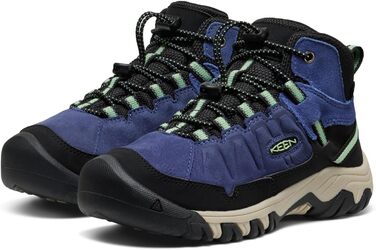 KEEN Targhee 4 Mid Waterproof - водонепроникні трекінгові черевики для дітей (27/28 EU, Skipper Blue Hemlock)