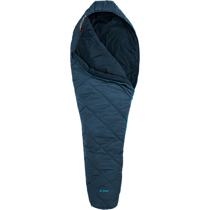 Спальний мішок VAUDE Sioux 100 II SYN (блакитне море, правий) - синтетичний, для кемпінгу