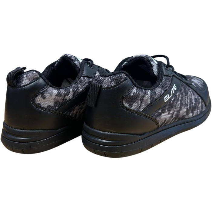 Чоловічі боулінг-шоу ELITE Pinnacle – легкі, зручні, з універсальними підошвами, сірі, камуфляж, 48 EU (44 EU, сірий камуфляж)