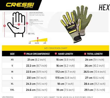 Рукавички для дайвінгу Cressi Hex Grip Unisex, XS