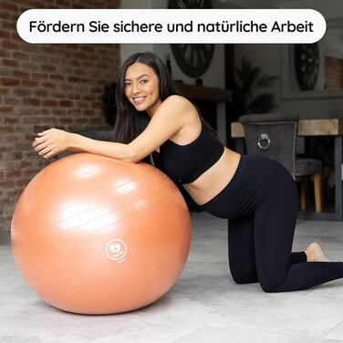 М'яч для пологів BABYGO 75 см: фітбол для вагітних, йога, підготовка до родин, фізіотерапія та відновлення. В комплекті: книга з планом вагітності та післяпологового періоду. Екологічний, антивибуховий, теракотовий колір.