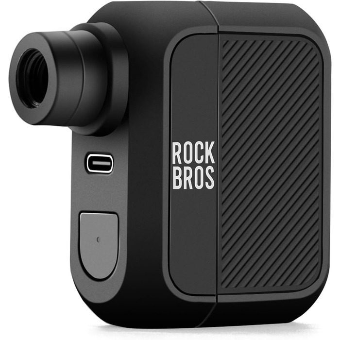 ROCKBROS Міні електричний насос для велосипеда 100 PSI, акумуляторний, для електровелосипедів, гірських, міських і шосейних велосипедів