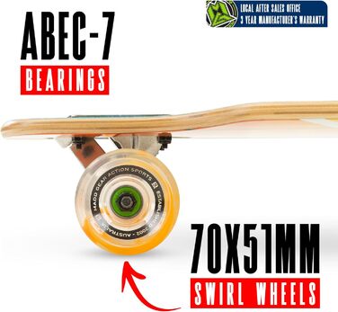 Скейтборд Madd Gear Pro Series Boardwalk 78.7x20.3 см для початківців - Комплект