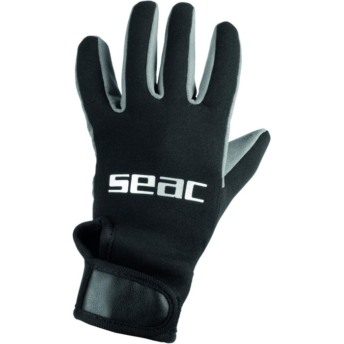 SEAC Aara Cofort 1.5: Неопренові рукавички для дайвінгу та фрідайвінгу (XL, Чорний)