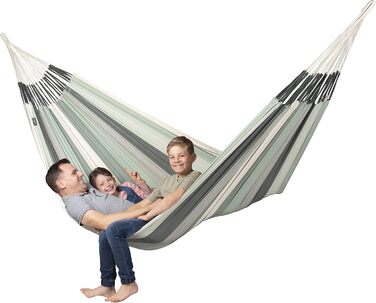 Гамак LA SIESTA Modesta Olive Kingsize з органічної бавовни, оливковий