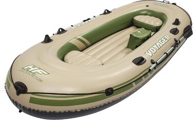 Надувний човен Bestway Hydro-Force Voyager 500 для 3 осіб, 348x141x48 см, комплект з веслами