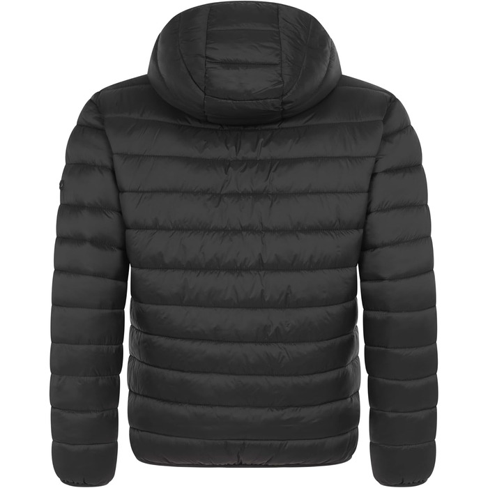 Чоловіча зимова куртка Geographical Norway: тепла, з підкладкою, легка, з капюшоном, чорна (S)