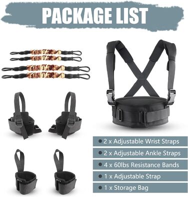 Резинки для боксу та ММА: повний комплект для тренувань з опором 240LB