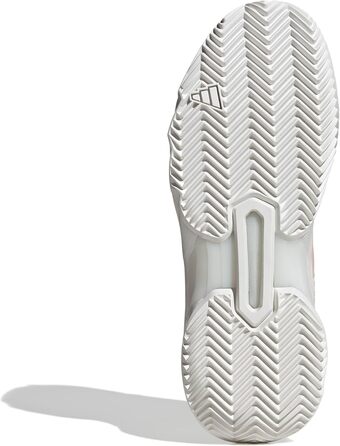 Жіночі тенісні кросівки adidas CourtJam Control 3 для глини (44 EU, Wonder Quartz Wonder Quartz Crystal White)