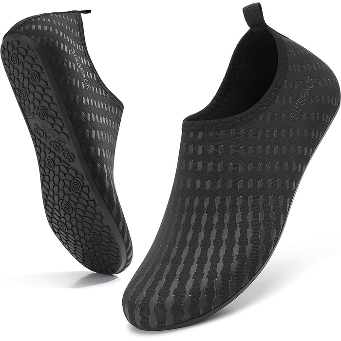 Шкарпетки для плавання та водних видів спорту Sixspace, чорні, розмір 34-47