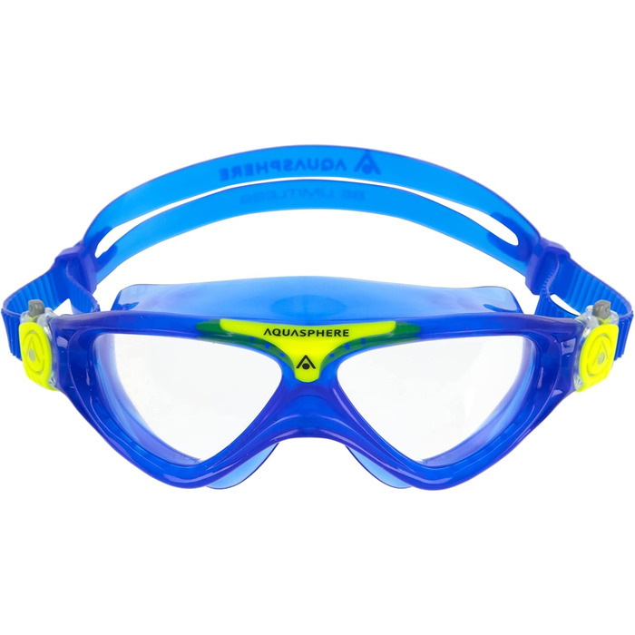 Дитячі плавальні окуляри AQUASPHERE Vista JR, прозорі лінзи, UV-захист, силіконова прокладка, для хлопчиків і дівчаток від 6 років, антифог, прозоро-рожеві
