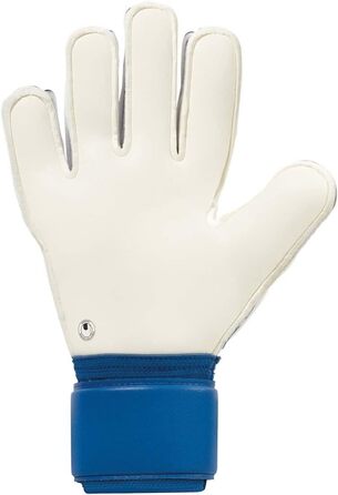 Воротарські рукавички Uhlsport Hyperact Supersoft чоловічі, сині/білі/жовті, розмір 10.5