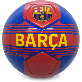 Футбольний м'яч FC Barcelona з емблемою клубу, офіційний мерч, синій, розмір 4, подарунок для фанатів футболу