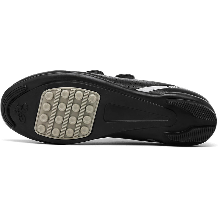 Велосипедні шкарпетки для їзди по дорозі та MTB, дихаючі, без шнурів, з ротаційним шнурувальним механізмом, білі (38 EU, чорний)