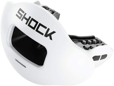 Захисник для губ Shock Doctor Max Airflow 2.0, чорний/білий, універсальний (від 6 років)