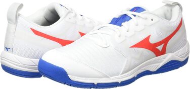 Волейбольне взуття Mizuno Wave Supersonic 2 для чоловіків, 42 EU, білий, Irred French Blue