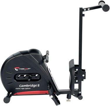 Гребний тренажер Christopeit Sport Cambridge II Black з килимком для підлоги