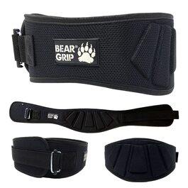 Пояс для важкої атлетики Bear Grip Neopren, з підтримкою спини та попереку, чорний