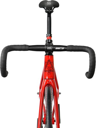 Велосипед FabricBike AERO фіксований, синглспід, алюмінієва рама, карбонова вилка, колеса 28 дюймів, 5 кольорів, 3 розміри, 7.95 кг