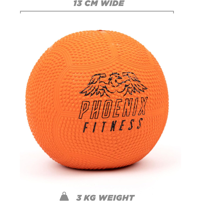 Гантель Phoenix Fitness S, помаранчева, для фітнесу