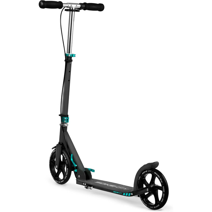 Міський самокат SOKE Cityroller чорно-блакитний - для дорослих та підлітків