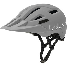 Велосипедний шолом Bollé STANCE CROSS з візором, сірий, розмір M, для міського та гірського велосипеда