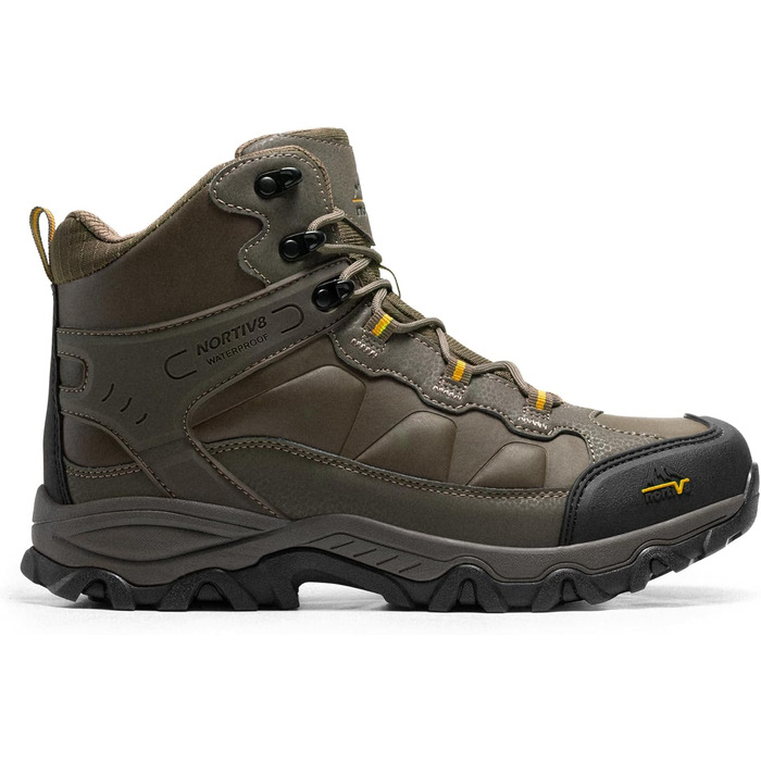 Чоловічі трекінгові черевики NORTIV - водонепроникні, для хайкінгу та альпінізму (42 EU, Olive)
