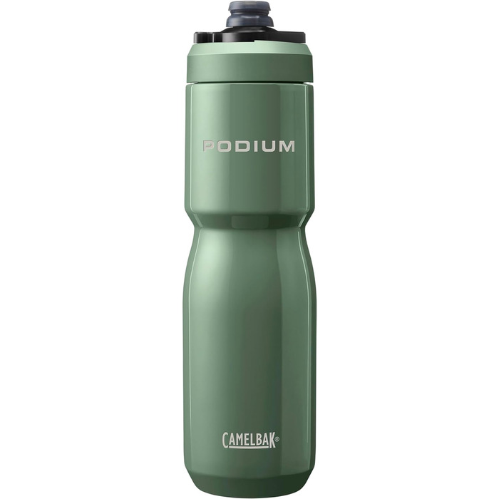 Пляшка для води Camelbak Podium Insulated Steel 650 мл, зелена (Moss), термоізоляційна, для спорту та подорожей