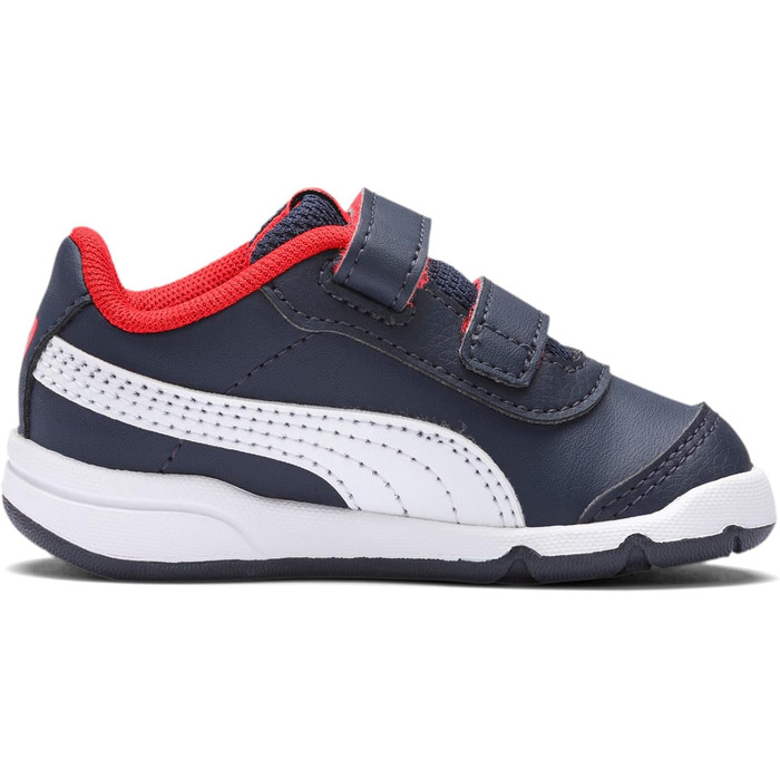 Дитячі кросівки PUMA Stepfleex 2 Sl V Inf - Peacoat White Flame Scarlet