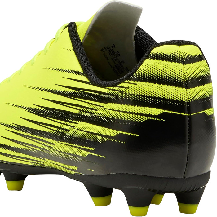 Кросівки футбольні PUMA Attacanto Firm для штучного ґрунту, білі/чорні, 44 EU, Yellow Alert