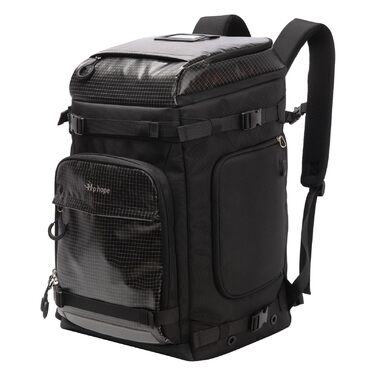 Чорний рюкзак HP 70L для гірськолижного спорядження з відділенням для шолома