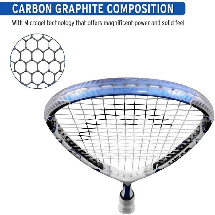 Сквош ракетка HEAD Microgel 125 100