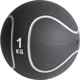Медичний м'яч GORILLA SPORTS® - 1-10 кг, Ø 23/29 см, з гуми, протиковзкий - для фітнесу та силових тренувань