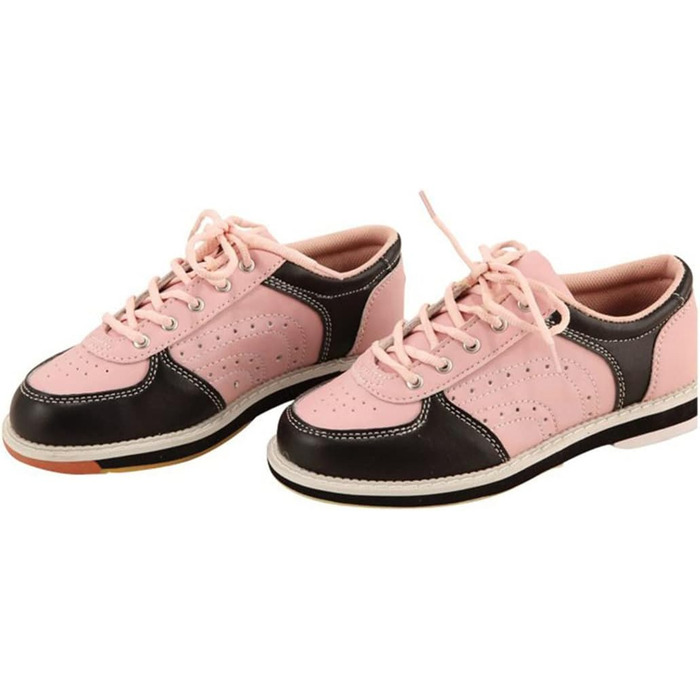 Жіночі дитячі дорослі bowling shoes bowling shoes шкіряні дихаючі амортизуючі унісекс 38 EU рожеві